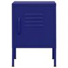 vidaXL tengerészkék acél éjjeliszekrény 35 x 35 x 51 cm