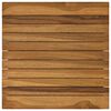 vidaXL Asztallap 40 x 40 x 3,5 cm N&eacute;gyzet T&ouml;m&ouml;r Teakfa Term&eacute;szetes