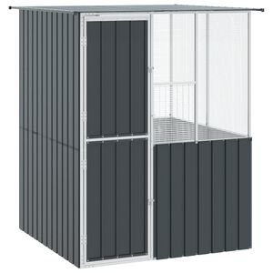vidaXL Mad&aacute;r kalitka Antracit 165 x 165 x 200 cm Horganyzott ac&eacute;l
