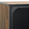 vidaXL rusztikus barna fém és MDF TV-szekrény 105 x 36 x 47 cm