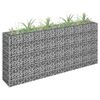 vidaXL horganyzott acél gabion magaságyás 180 x 30 x 90 cm