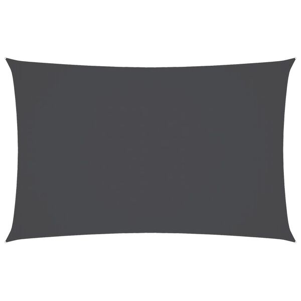 vidaXL antracitszürke téglalap alakú oxford-szövet napvitorla 3 x 6 m