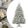 vidaXL Mű kar&aacute;csonyfa 300 cm 300 LED Meleg feh&eacute;r PVC &eacute;s Ac&eacute;l
