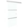 vidaXL ez&uuml;st ESG &uuml;veg &eacute;s alum&iacute;nium tol&oacute;ajt&oacute; puha &uuml;tk&ouml;zőkkel 76x205 cm