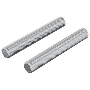 vidaXL Menetes R&uacute;d 2 pcs Ez&uuml;st 8 x 55 mm Ac&eacute;l
