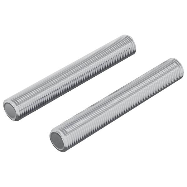 vidaXL Menetes R&uacute;d 2 pcs Ez&uuml;st 8 x 55 mm Ac&eacute;l