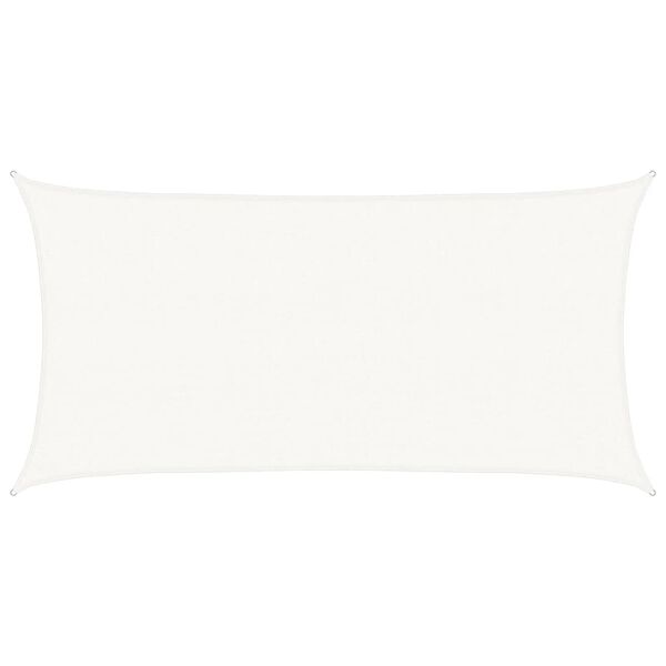 vidaXL feh&eacute;r HDPE napvitorla 160 g/m&sup2; 2 x 3,5 m