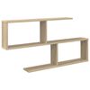 vidaXL Falpolc Sonoma T&ouml;lgy 100 x 12 x 50,5 cm Szerelt Fa
