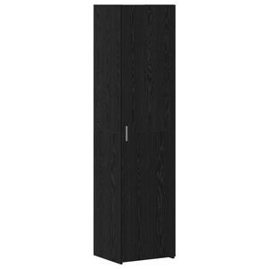 vidaXL Magasfi&uacute; Fekete t&ouml;lgy 45 x 42,5 x 185 cm