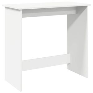 vidaXL feh&eacute;r forg&aacute;cslap &iacute;r&oacute;asztal 80 x 40 x 75 cm