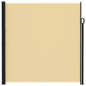 vidaXL H&uacute;zhat&oacute; oldals&oacute; napernyő Homoksz&iacute;n 500 x 200 cm Poli&eacute;szter