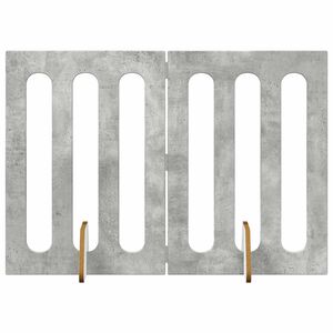 vidaXL Hajthat&oacute; &aacute;llatker&iacute;t&eacute;s 2 db Betonsz&uuml;rke 100,5 x 38 x 70 cm