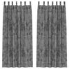 vidaXL B&aacute;rsonyf&uuml;gg&ouml;ny&ouml;k 2 db Sz&uuml;rke 225 x 140 cm B&aacute;rsony
