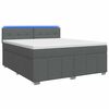 vidaXL Boxspring &aacute;gy matraccal S&ouml;t&eacute;tsz&uuml;rke 160 x 200 cm Sz&ouml;vet