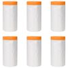 vidaXL Ragaszt&oacute;szalaggal ell&aacute;tott porf&oacute;lia 6 db &Aacute;tl&aacute;tsz&oacute; 110 x 3300 cm