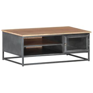 vidaXL sz&uuml;rke t&ouml;m&ouml;r ak&aacute;cfa doh&aacute;nyz&oacute;asztal 90 x 50 x 35 cm
