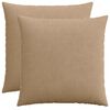 vidaXL P&aacute;rna huzat 2 pcs HEERLEN Barna 70 x 70 cm cord