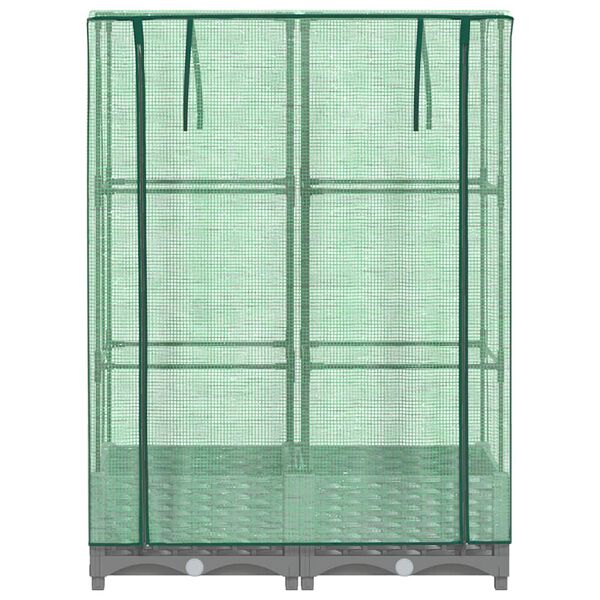 vidaXL rattan megjelen&eacute;sű magas&aacute;gy&aacute;s melegh&aacute;ztakar&oacute;val 80x40x123 cm
