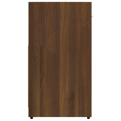 vidaXL barna tölgy színű szerelt fa fürdőszobaszekrény 60x33x60 cm