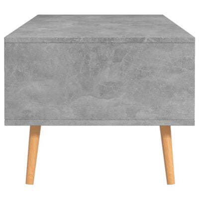 vidaXL betonszürke forgácslap dohányzóasztal 100 x 49,5 x 43 cm
