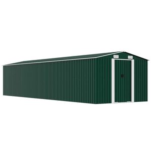 vidaXL z&ouml;ld horganyzott ac&eacute;l kerti f&eacute;szer 257 x 779 x 181 cm