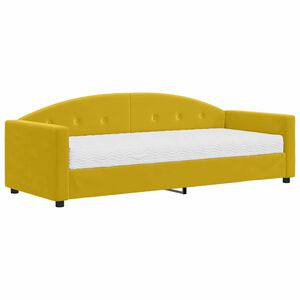 vidaXL s&aacute;rga b&aacute;rsony heverő matraccal 80 x 200 cm