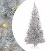 vidaXL Kar&aacute;csonyfa 300 LED-del &aacute;llv&aacute;nnyal Ez&uuml;st 240 cm PET