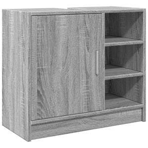 vidaXL sz&uuml;rke sonoma sz&iacute;nű szerelt fa mosd&oacute;szekr&eacute;ny 63 x 29 x 55 cm