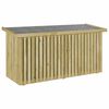 vidaXL Kerti T&aacute;rol&oacute; Doboz Impregn&aacute;lt fenyőfa 119 x 44 x 58,5 cm