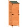 vidaXL Kerti Szerkezet Barna 59,5 x 56 x 176,5 cm Szerelt Fa