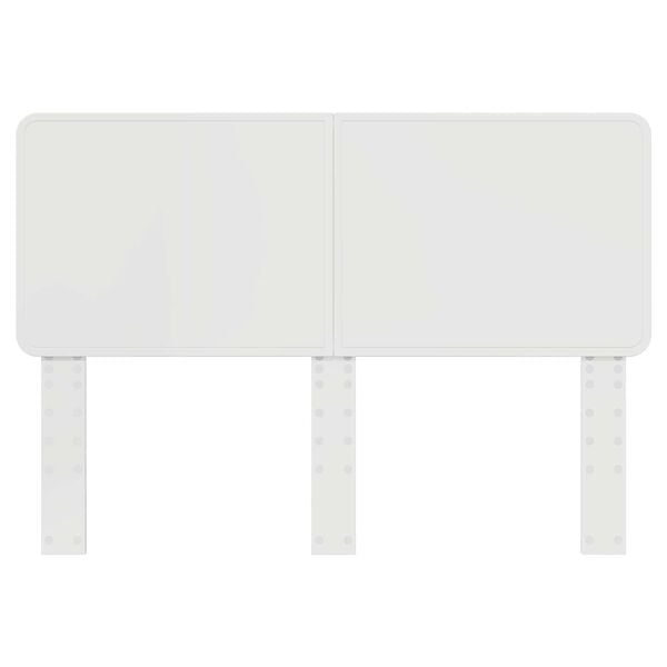 vidaXL Fejt&aacute;mla fejt&aacute;ml&aacute;val F&eacute;nyes Feh&eacute;r 150 cm Faanyag