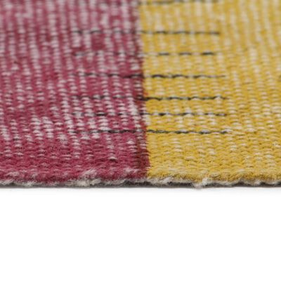 vidaXL többszínű nyomtatott kéziszövésű kilim pamutszőnyeg 120x180 cm