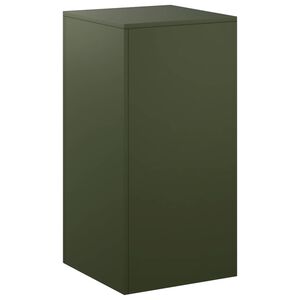 vidaXL N&ouml;v&eacute;ny&aacute;llv&aacute;ny Olajz&ouml;ld 40 x 40 x 80 cm Időj&aacute;r&aacute;s&aacute;ll&oacute; Ac&eacute;l
