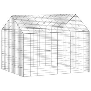 vidaXL Ny&uacute;l Ketrec Ez&uuml;st 100 x 78 x 78 cm Horganyzott ac&eacute;l
