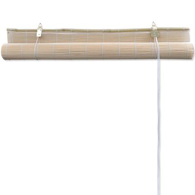 vidaXL 2 db természetes bambuszroló 120 x 160 cm
