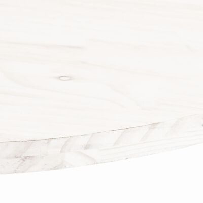 vidaXL fehér tömör fenyőfa ovális asztallap 80x40x2,5 cm