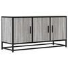 vidaXL sz&uuml;rke sonoma sz&iacute;nű szerelt fa &eacute;s f&eacute;m TV-szekr&eacute;ny 100x35x50 cm