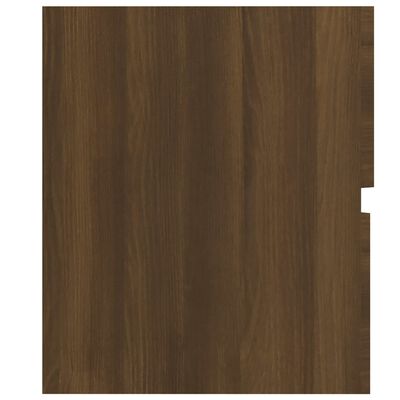 vidaXL barna tölgy színű szerelt fa mosdószekrény 80 x 38,5 x 45 cm