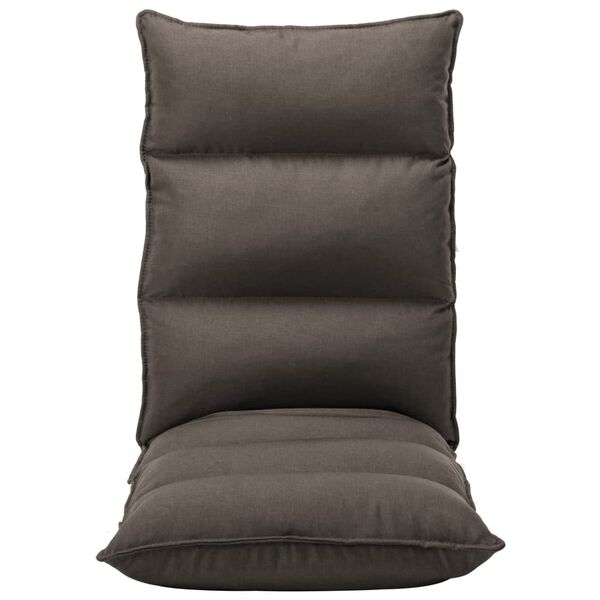 vidaXL tópszínű összecsukható szövet padlómatrac