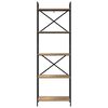 vidaXL K&ouml;nyvespolc Artisan t&ouml;lgy 56 x 34 x 171 cm Faanyag