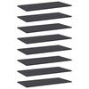 vidaXL 8 db sz&uuml;rke forg&aacute;cslap k&ouml;nyvespolc lap 80 x 40 x 1,5 cm