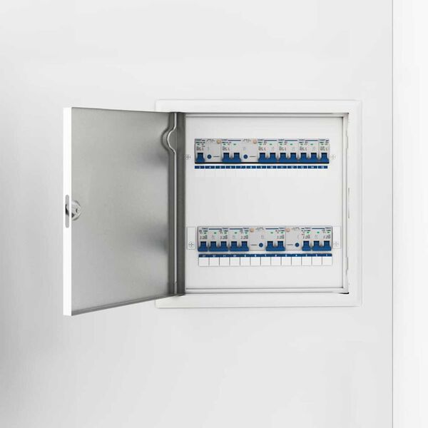 vidaXL Hozz&aacute;f&eacute;r&eacute;si panel Feh&eacute;r 63 x 33 x 3 cm Ac&eacute;l