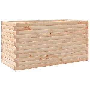 vidaXL t&ouml;m&ouml;r fenyő kerti vir&aacute;gl&aacute;da 90 x 40 x 45,5 cm