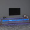 vidaXL sz&uuml;rke sonoma sz&iacute;nű TV-szekr&eacute;ny LED-l&aacute;mp&aacute;kkal 270x35x40 cm