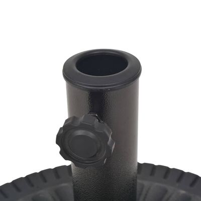 vidaXL kör alakú, fekete gyanta napernyő talp 29 kg