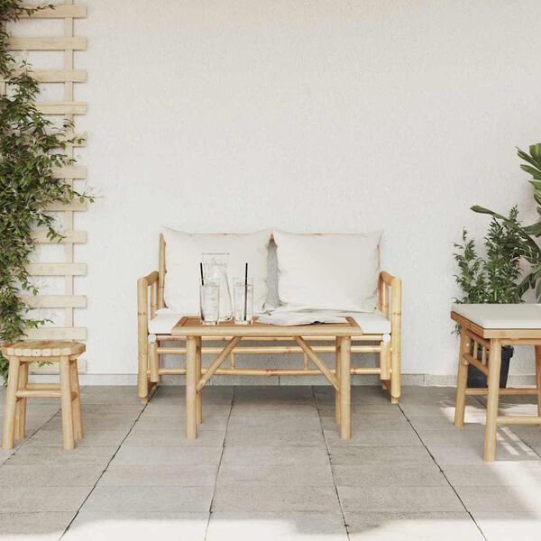 vidaXL Doh&aacute;nyz&oacute;asztal Barna 70 x 40 x 36 cm bambusz