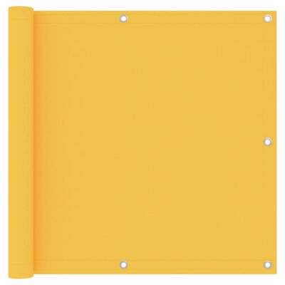 vidaXL sárga oxford-szövet erkélyparaván 90 x 400 cm