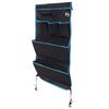 vidaXL T&aacute;rol&oacute;t&aacute;ska t&aacute;rol&oacute;val Fekete &eacute;s K&eacute;k 91 x 47,5 cm oxford