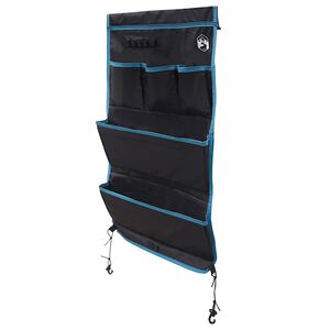 vidaXL T&aacute;rol&oacute;t&aacute;ska t&aacute;rol&oacute;val Fekete &eacute;s K&eacute;k 91 x 47,5 cm oxford
