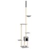 vidaXL vil&aacute;gossz&uuml;rke plafonig &eacute;rő kapar&oacute;fa 258,5-284,5 cm
